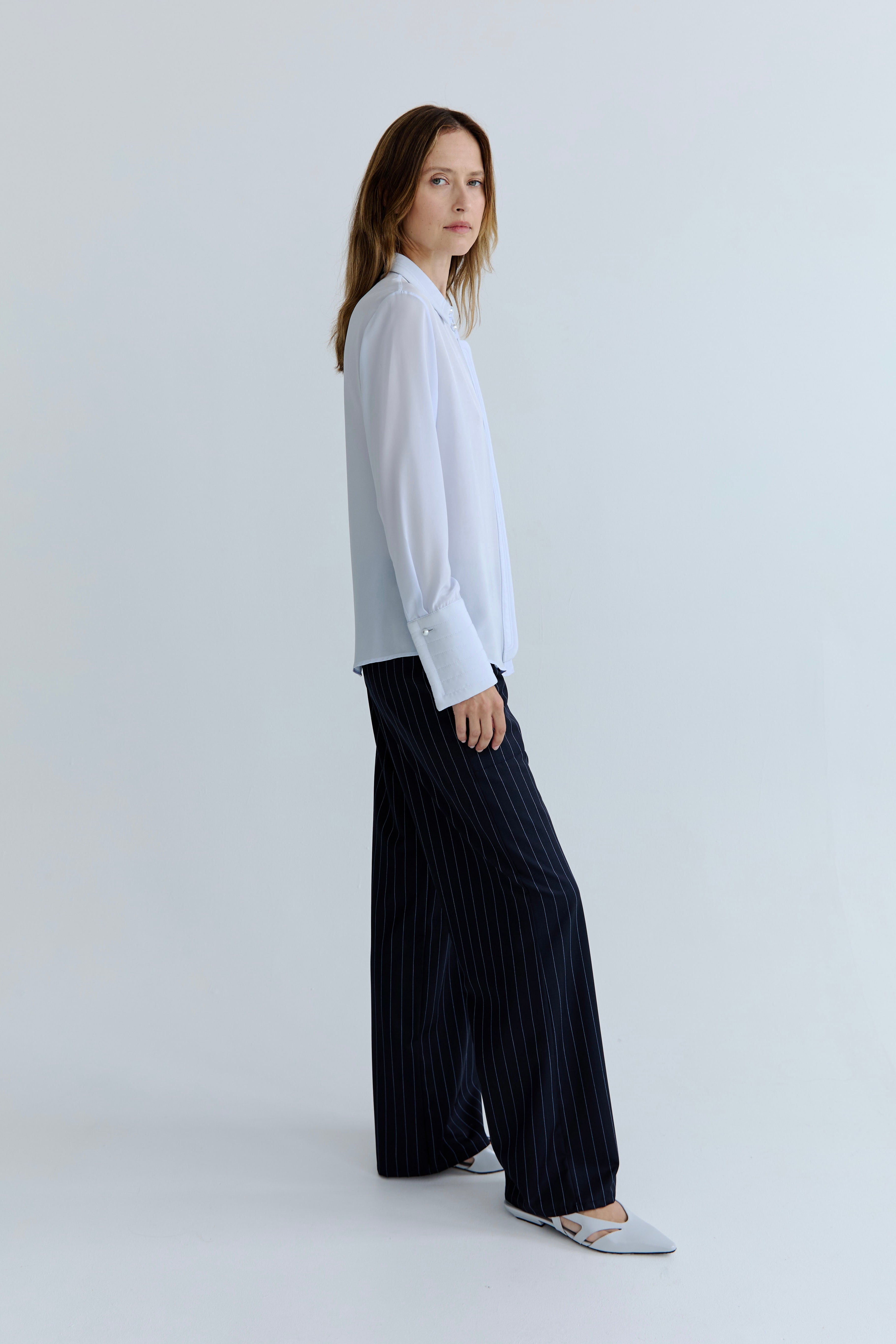Marlene Pant - Stripe Wool