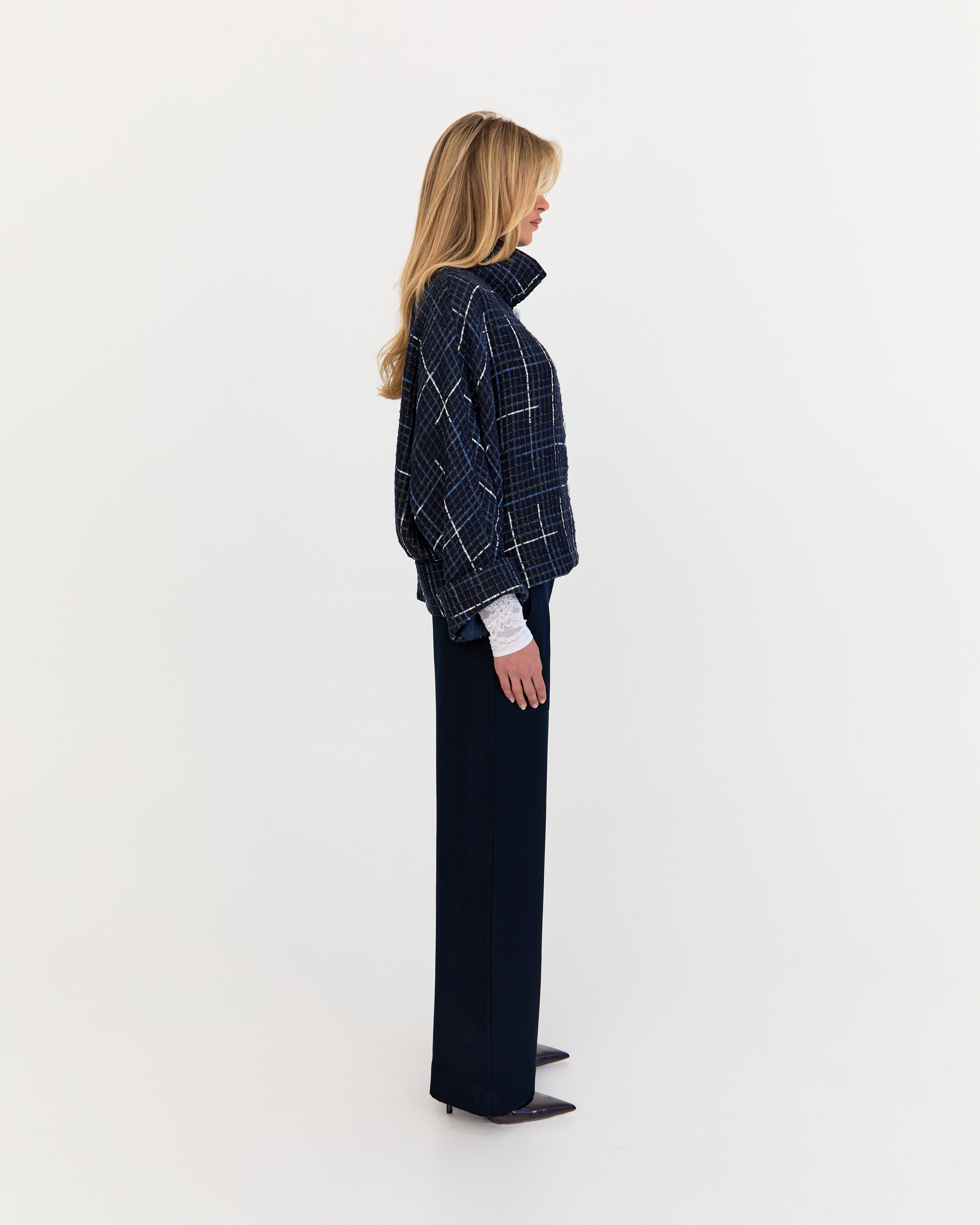 Jack Jacket - Navy Tweed