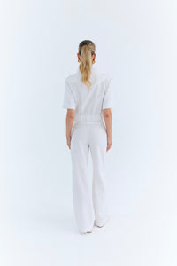 Niel Jacket - Linen Stripe