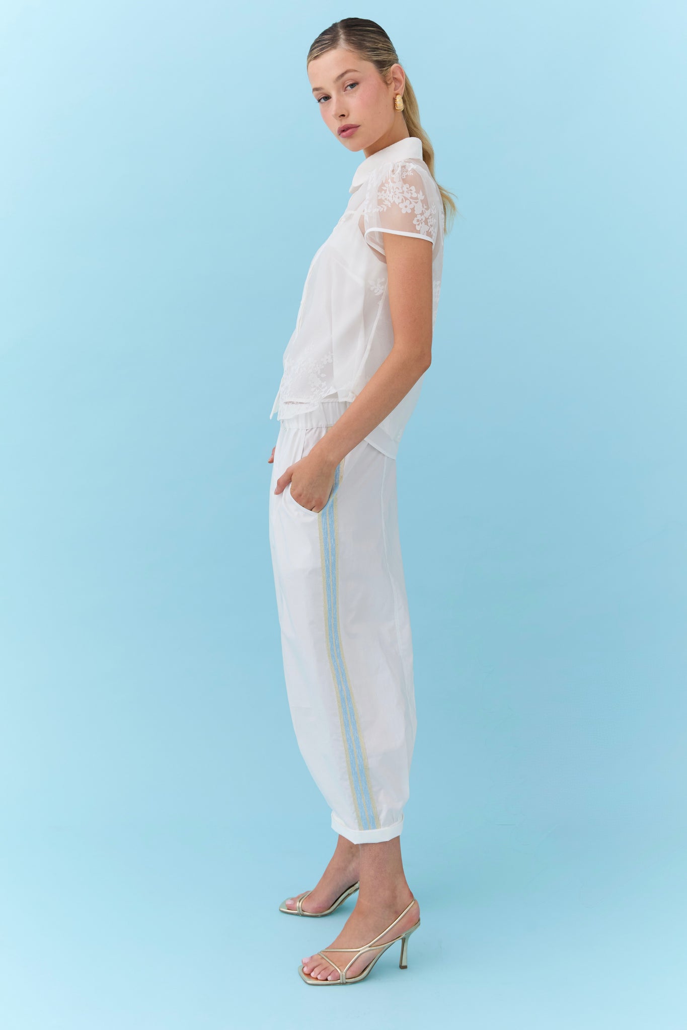 Ludovina Blouse - Floral Organza