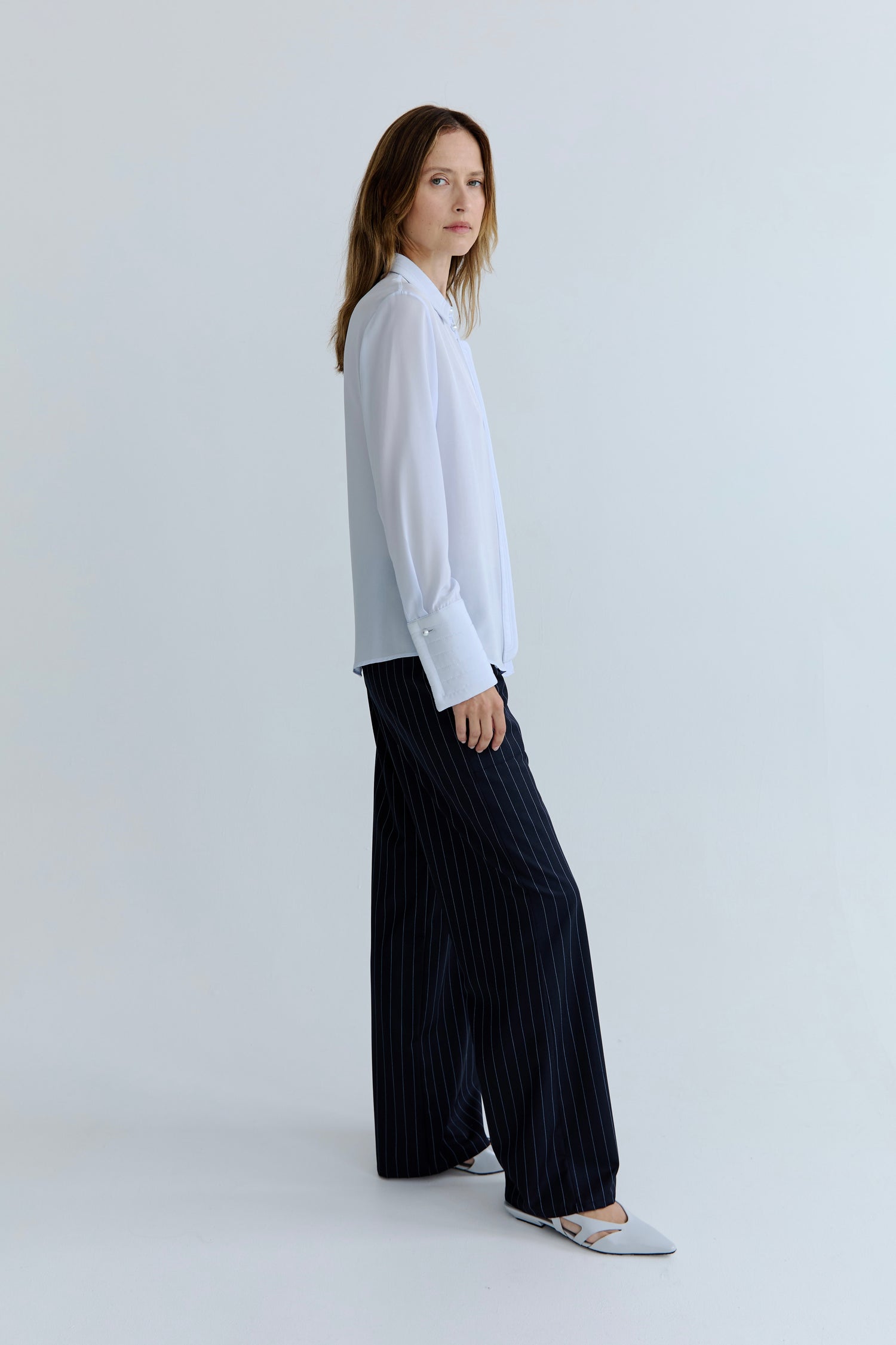 Marlene Pant - Stripe Wool