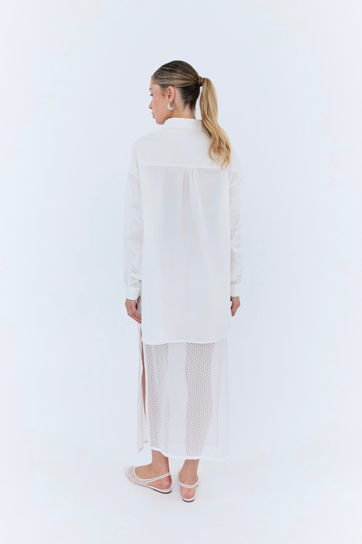 Monaco Skirt - White Sequence