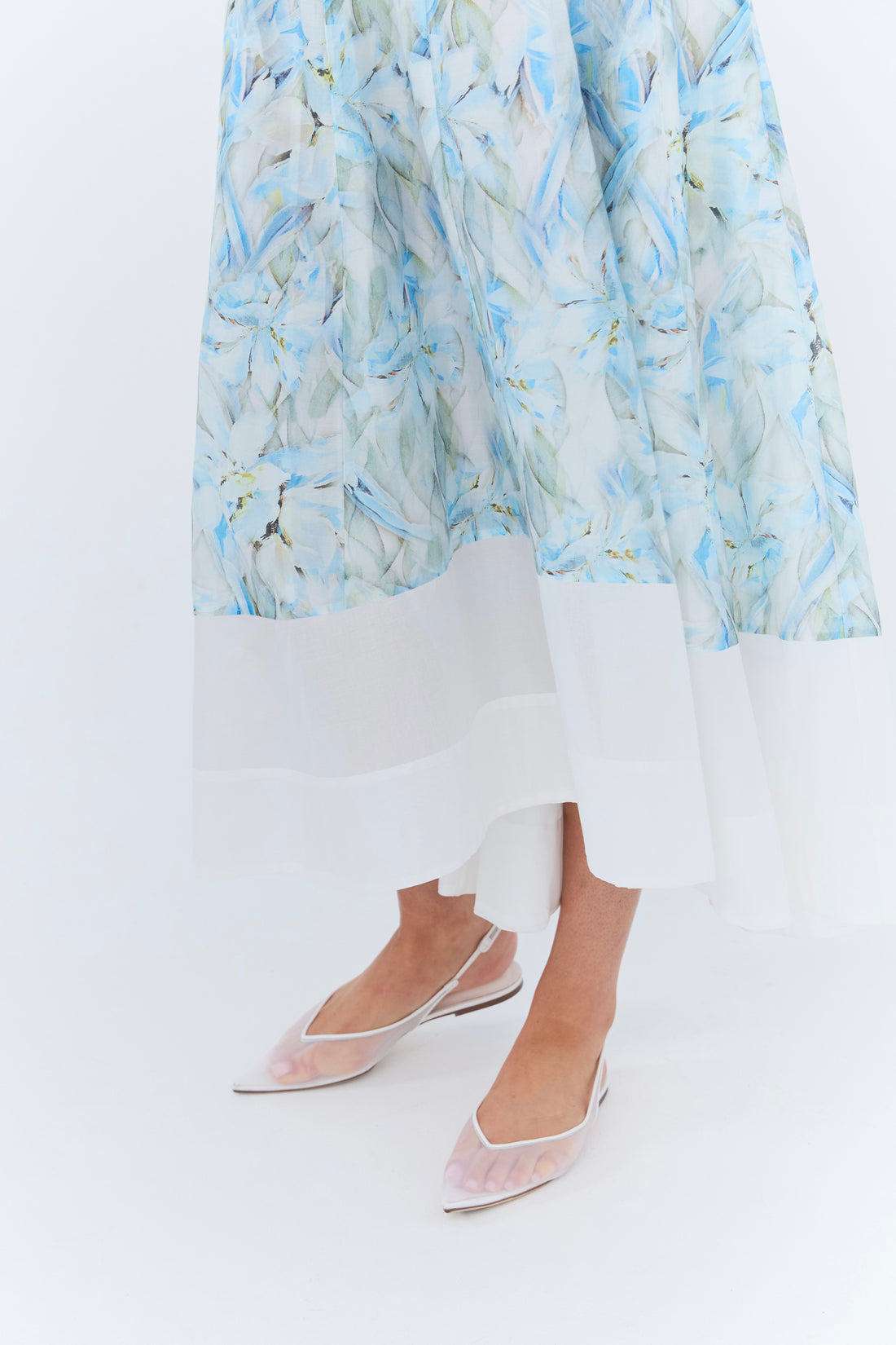 Alexa Maxi Dress - Blue Floral