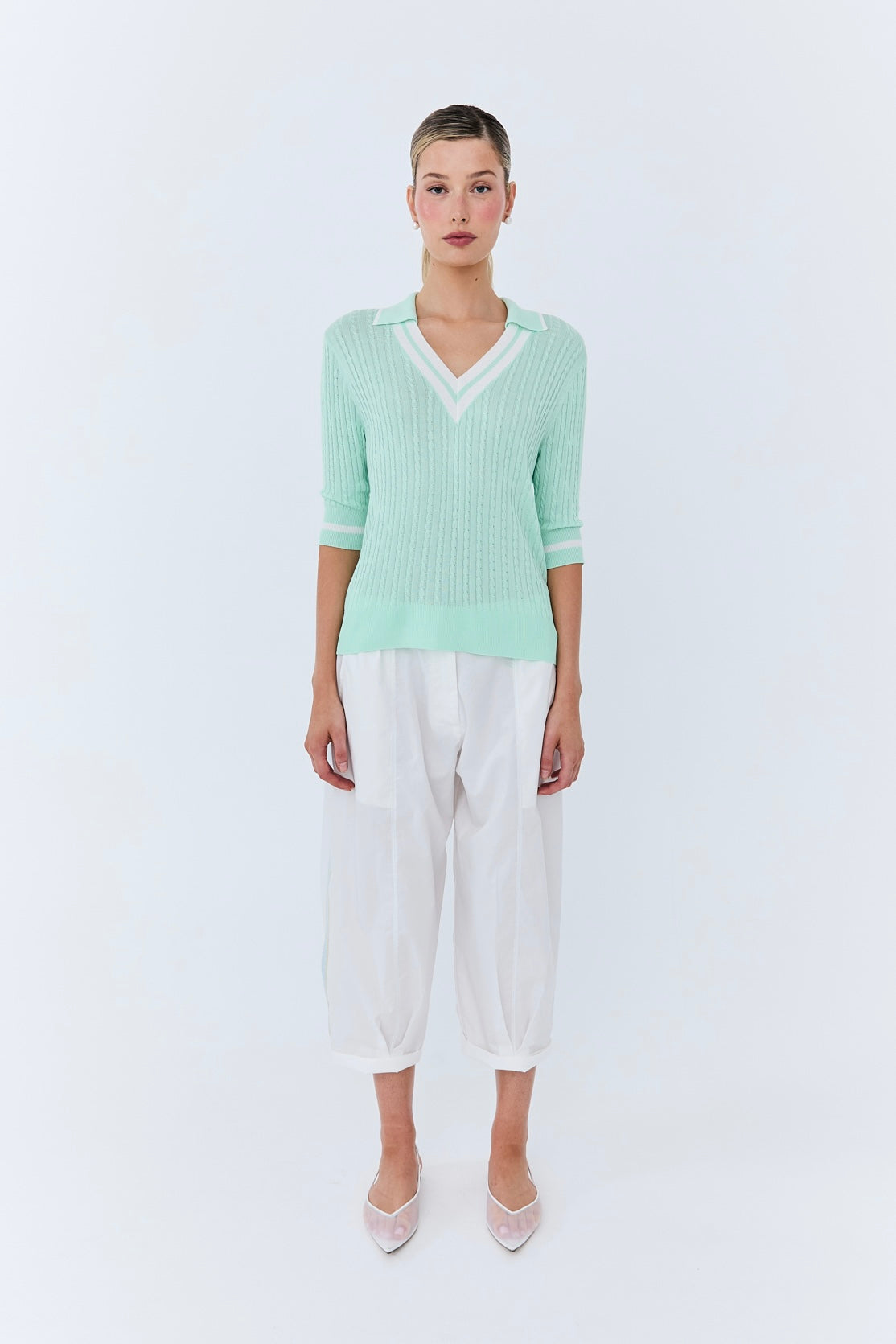 Michèle Polo Knit - Mint