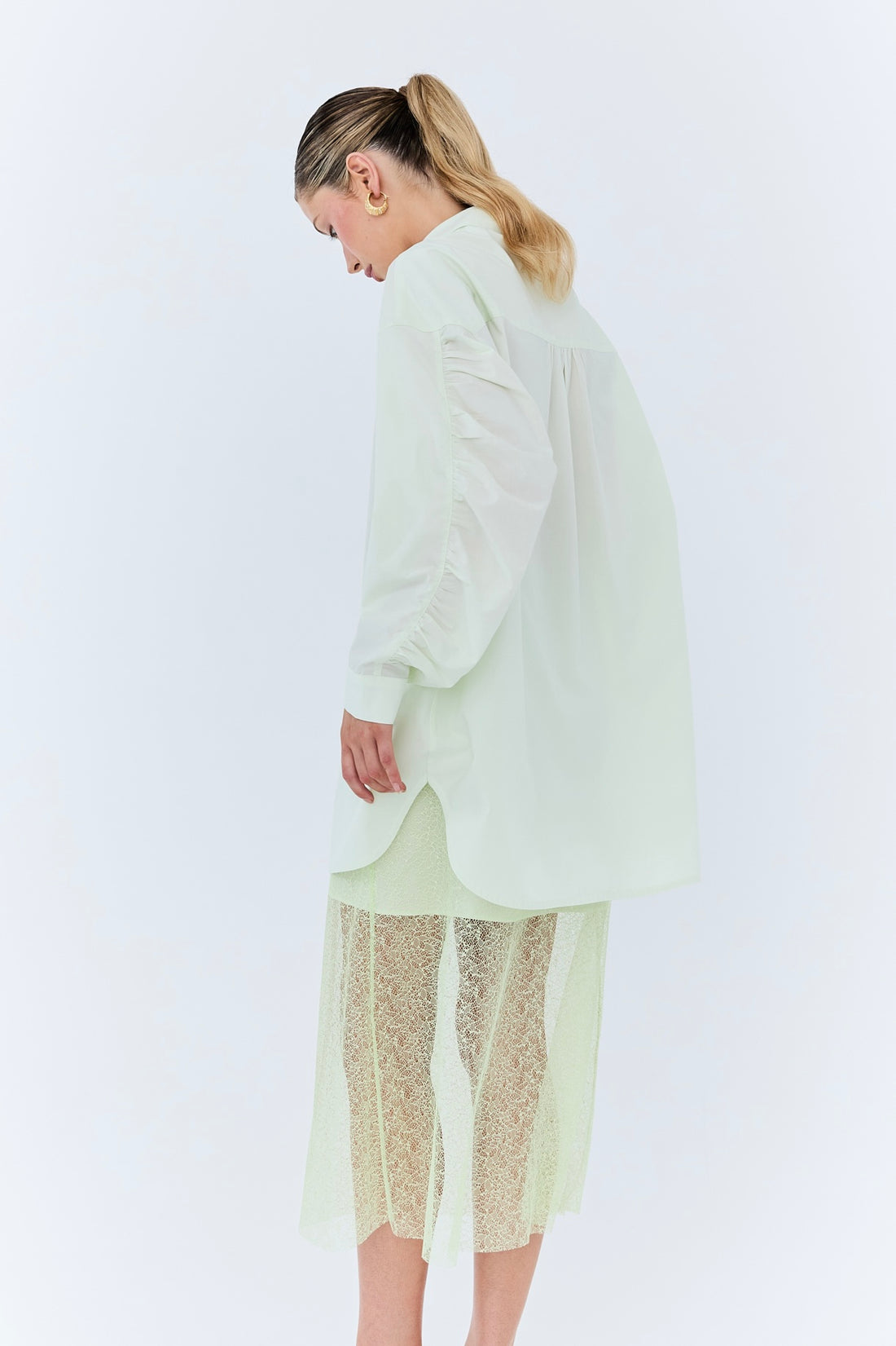 Pamela Oversized Shirt - Matcha