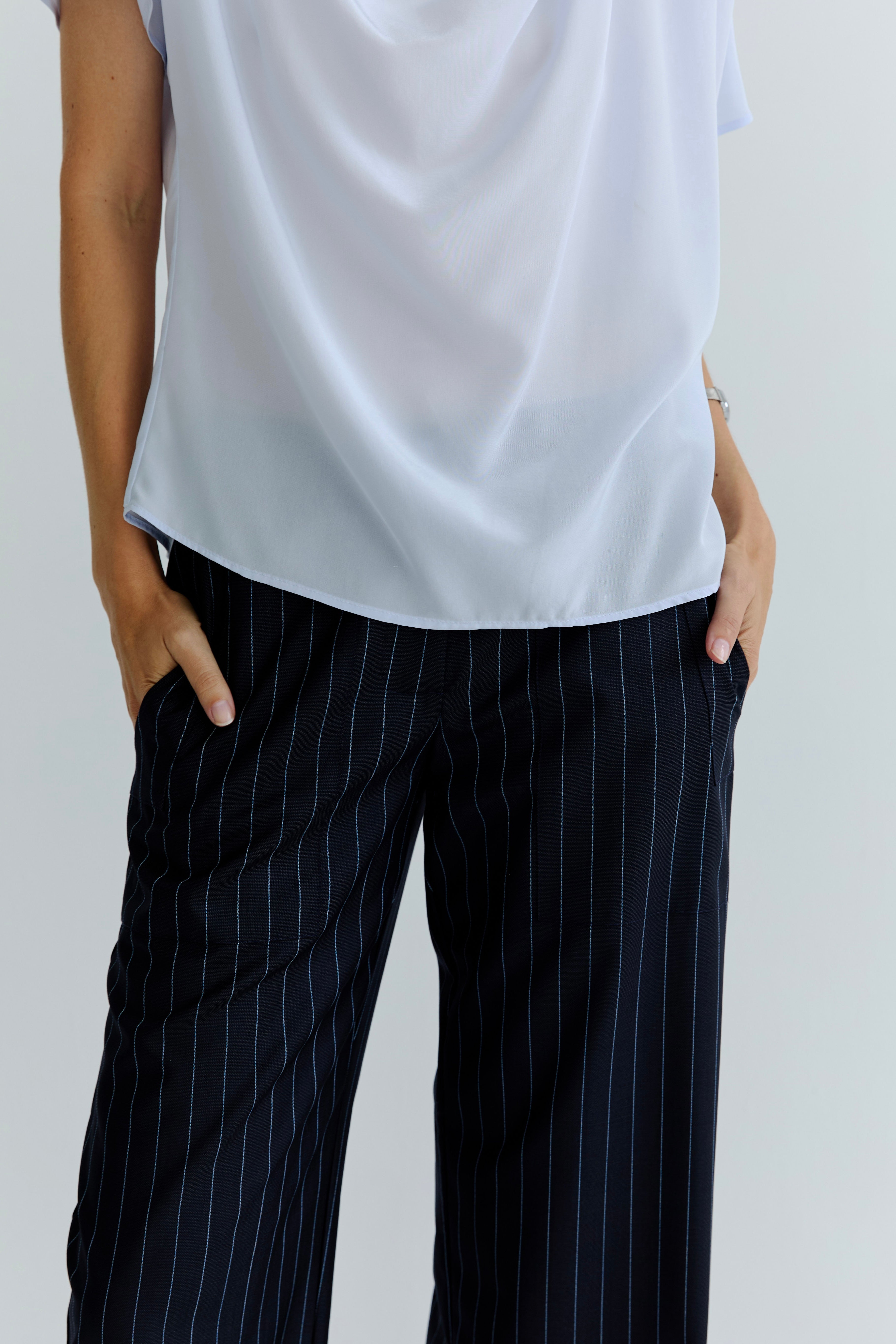 Marlene Pant - Stripe Wool