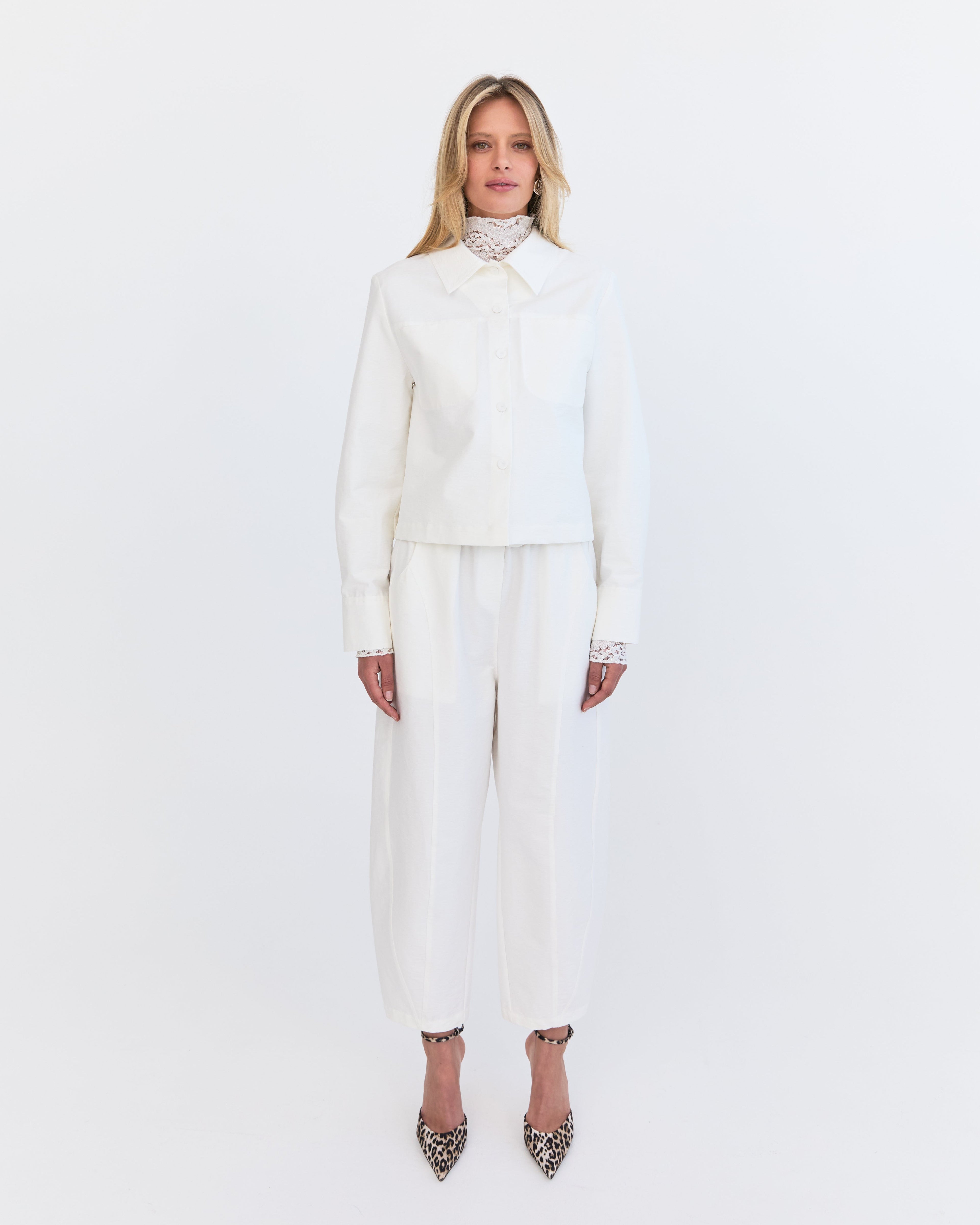 Agnes Pant - Ivory