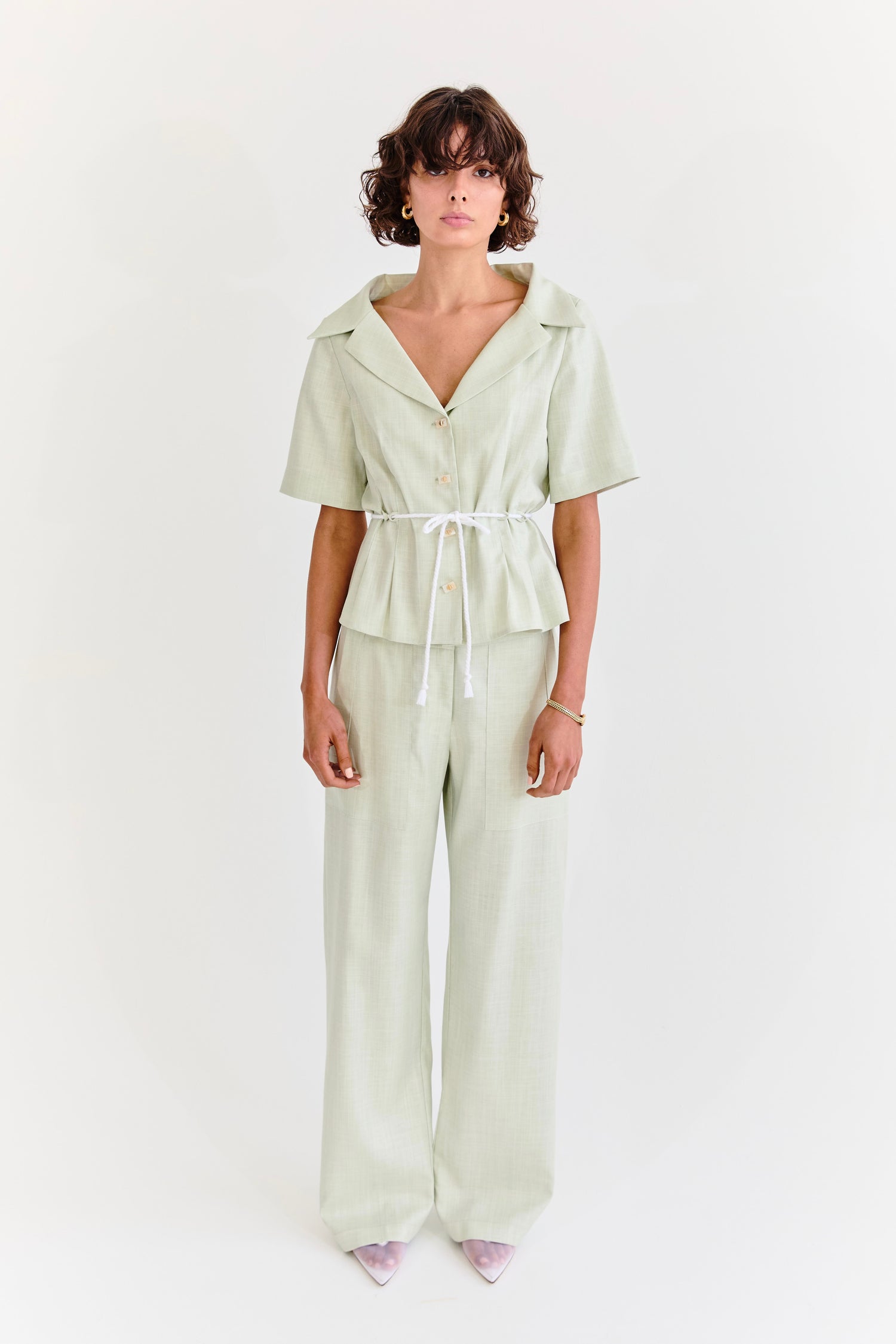 Angelina Top - Pistachio