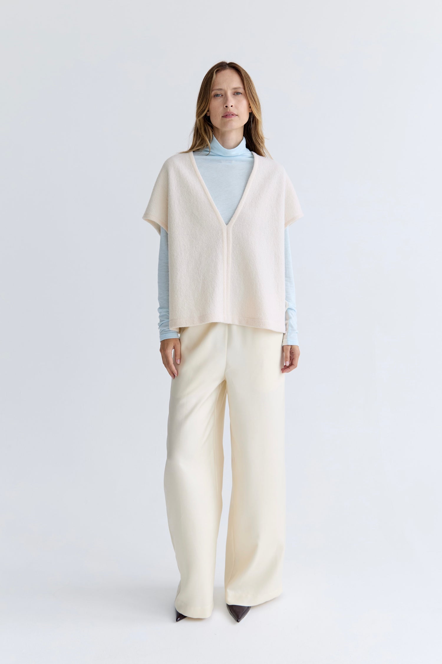 Antoine Wool Vest - Vanilla