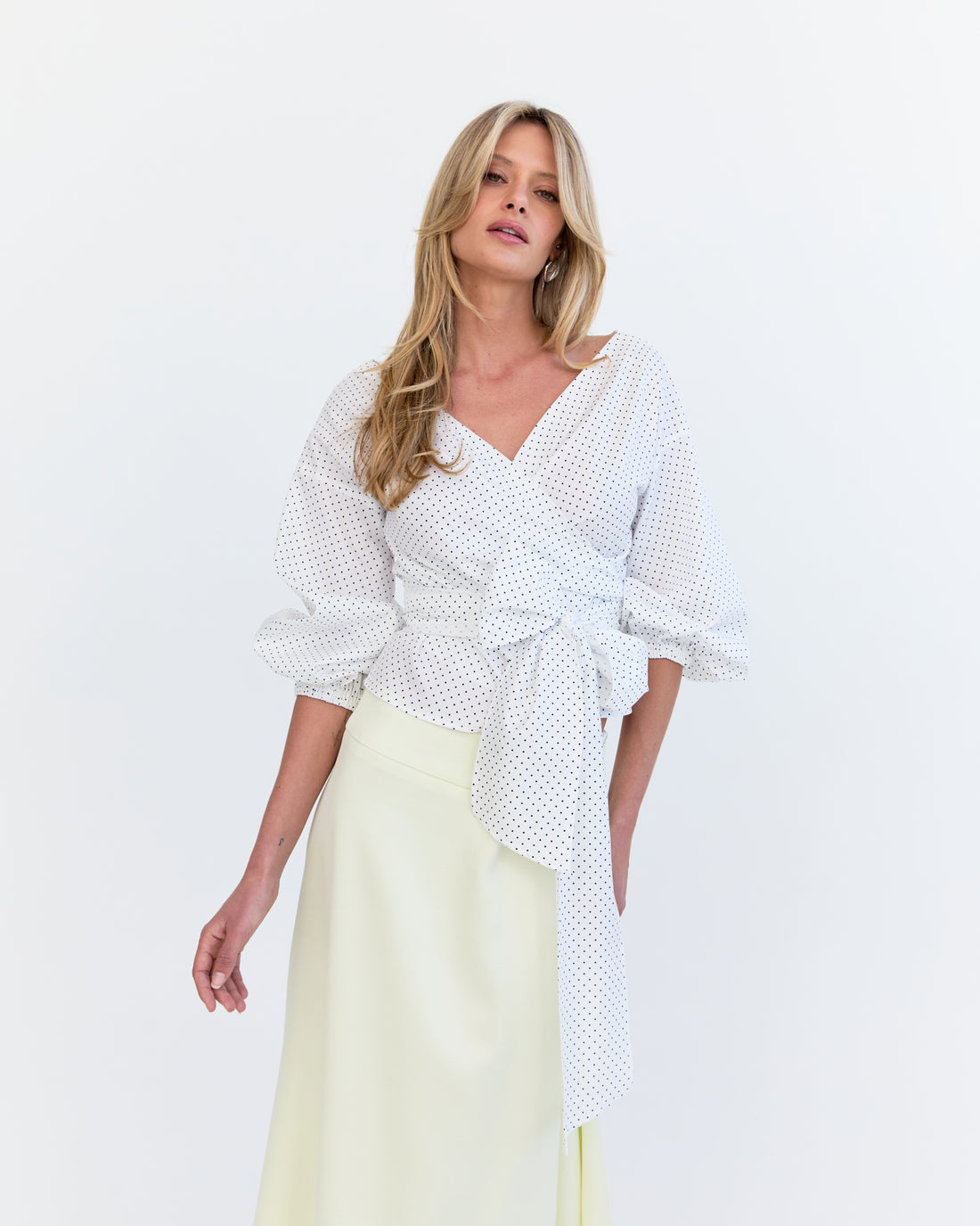 Antonette Blouse - Polka Dot