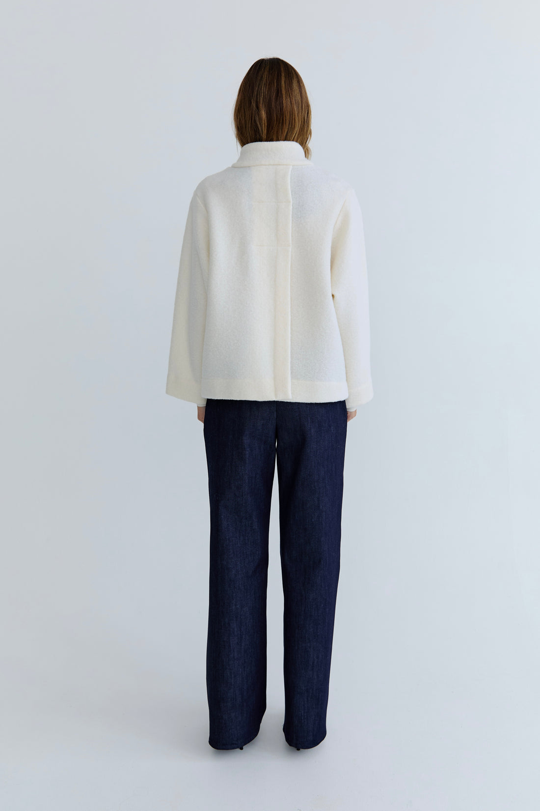 Aude Wool Jacket - Vanilla