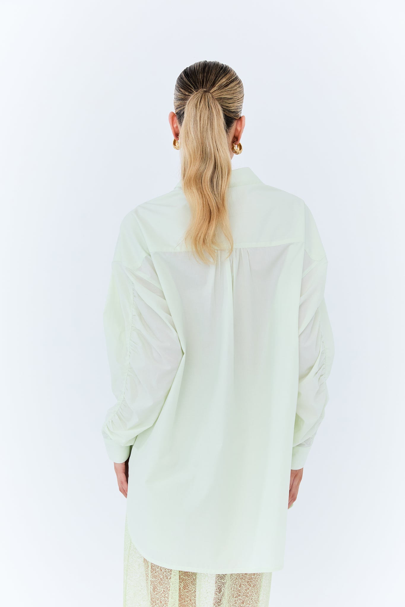 Pamela Oversized Shirt - Matcha