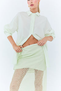 Dion Skirt - Green Lace