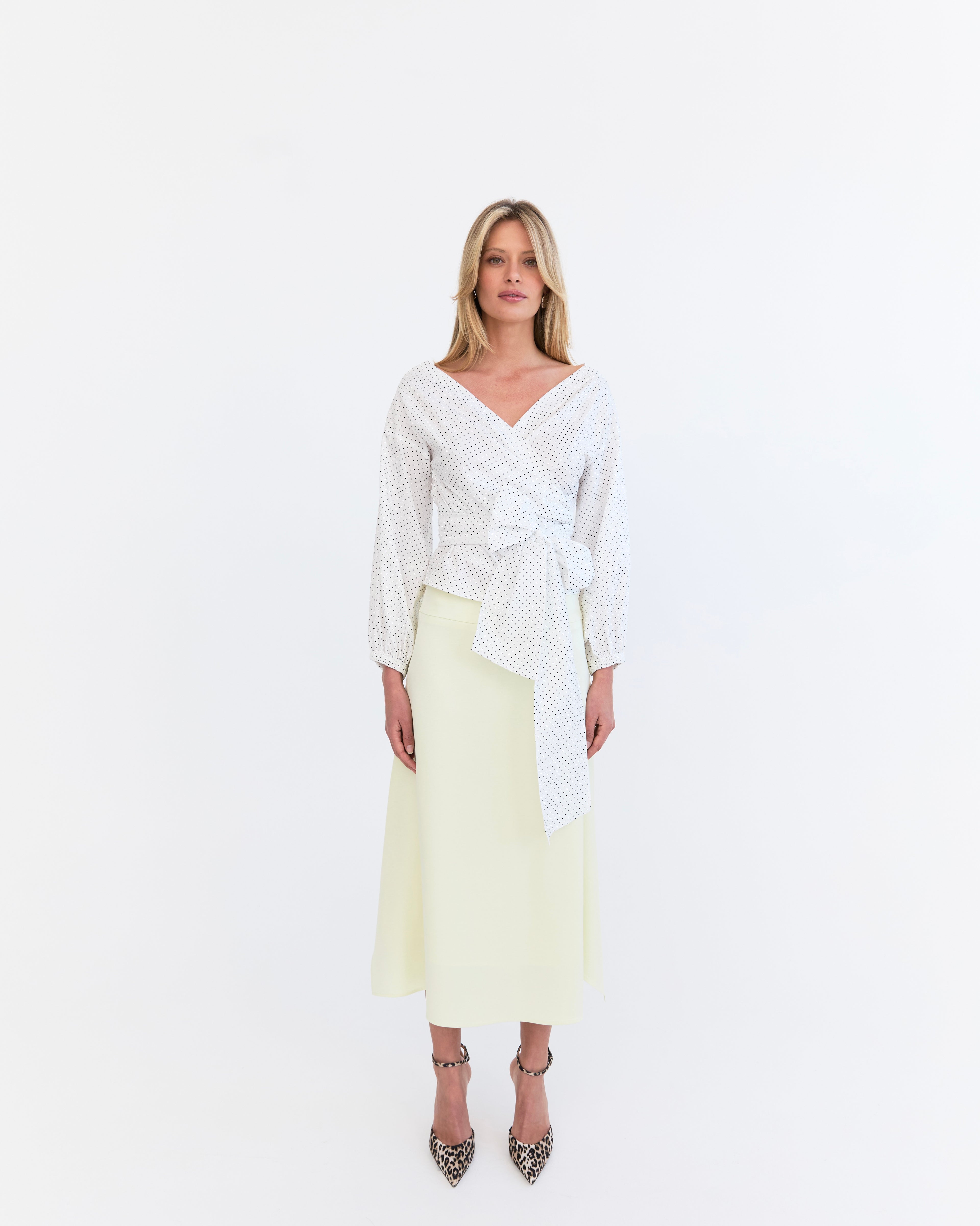 Antonette Blouse - Polka Dot