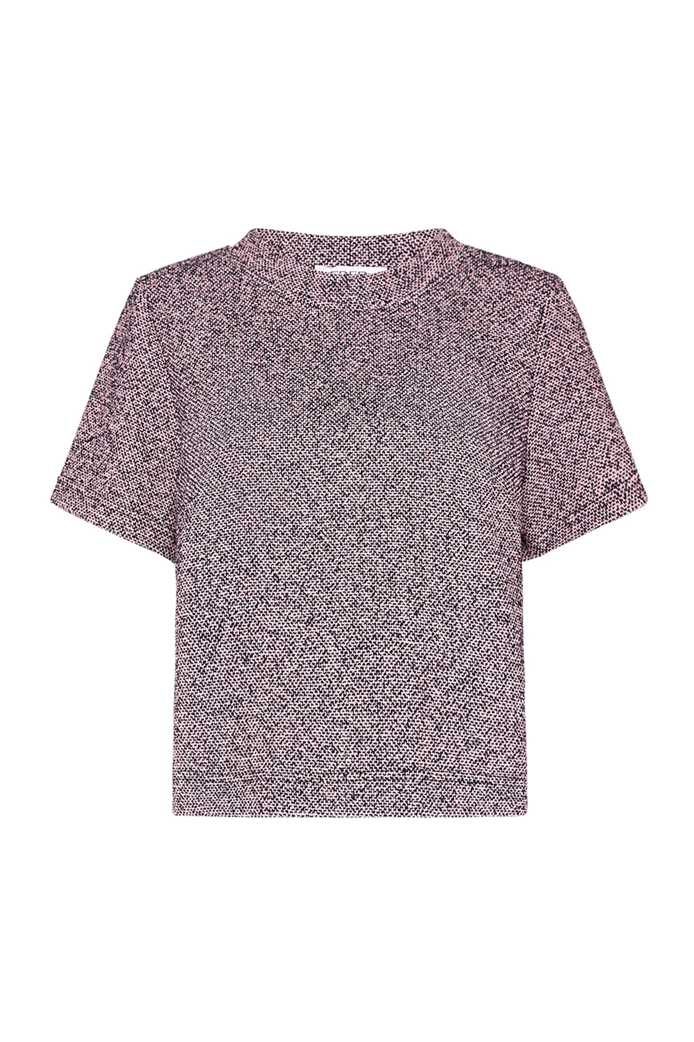 Gabrielle Tailored Tee Purple Tweed