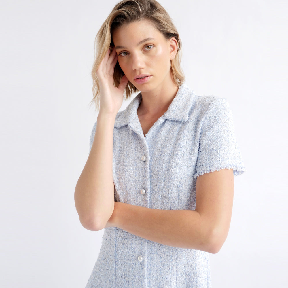 Gigi Dress - Powder Blue