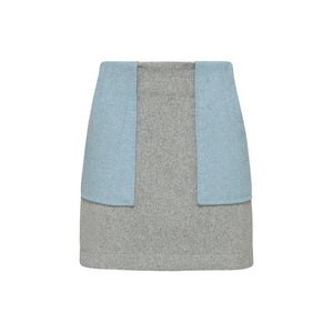 Bela Skirt Grey Wool